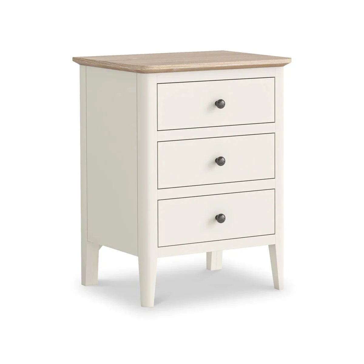 Marlow White Bedside Table - Blythe Living