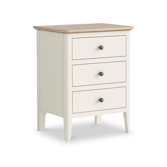 Marlow White Bedside Table - Blythe Living