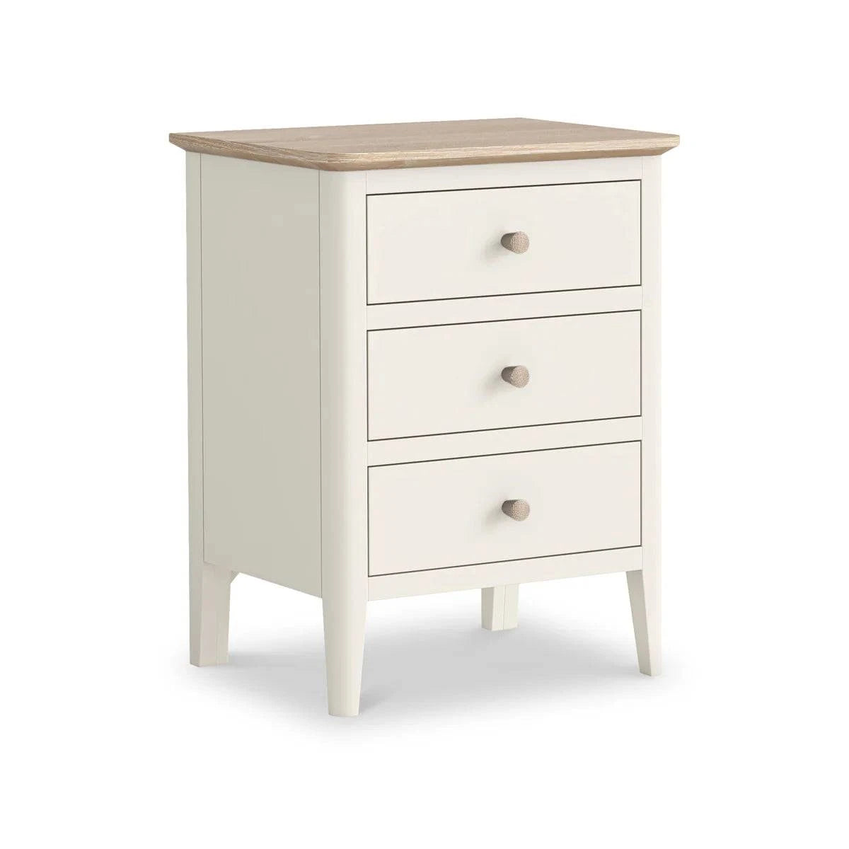 Marlow White Bedside Table - Blythe Living