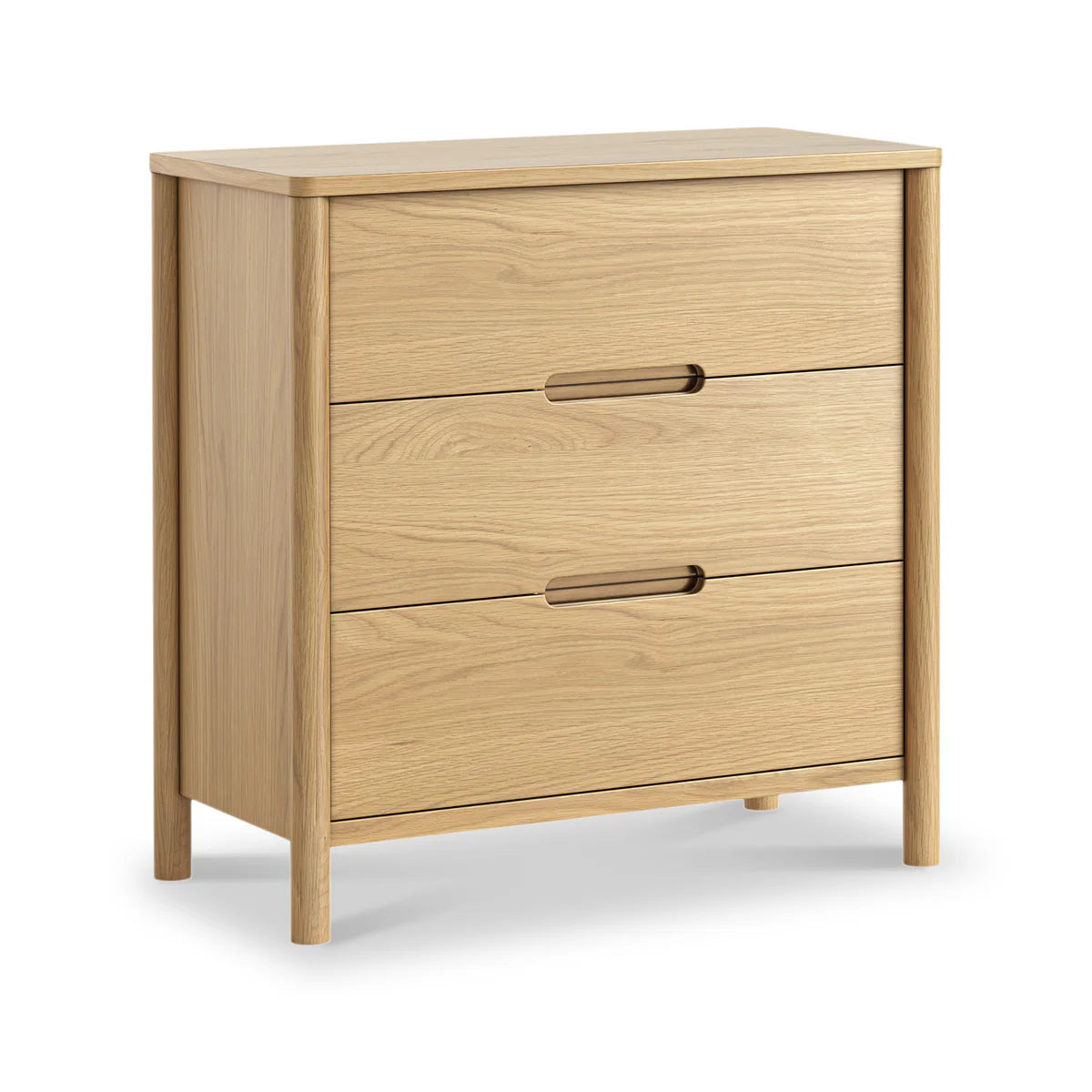 Florida Oak 3 Drawer Chest