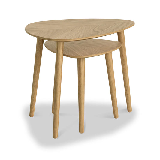 Valencia Oak Nest of Tables