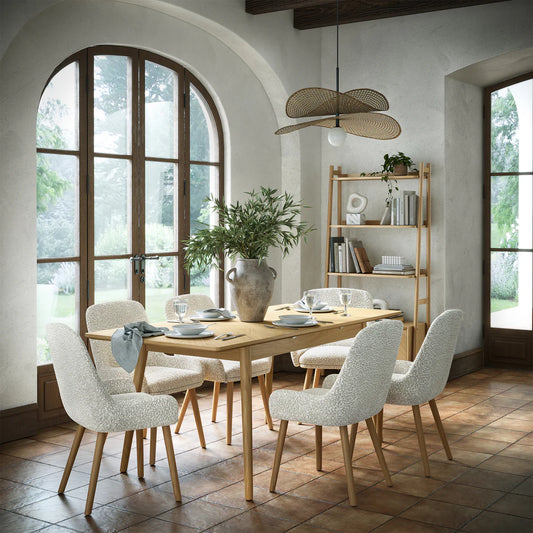 Valencia Oak 140-190cm Extendable Dining Table