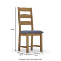 Burford Oak Ladder Dining Chair - Blythe Living
