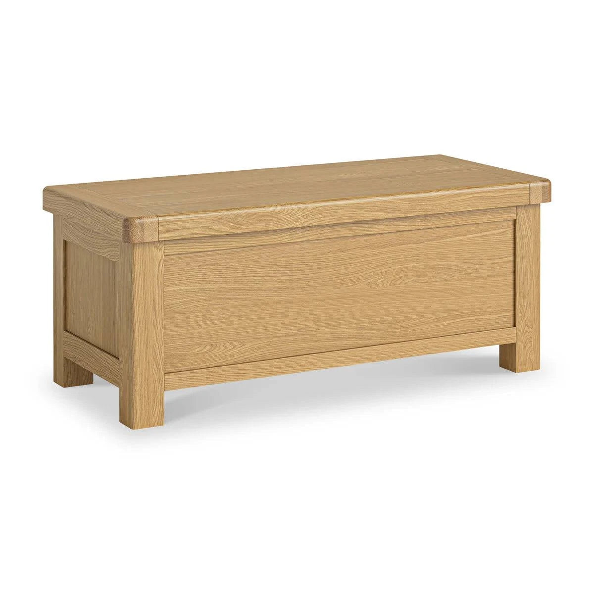 Normandy Oak Blanket Box - Blythe Living