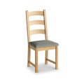 Normandy Oak Grey Dining Chair - Blythe Living