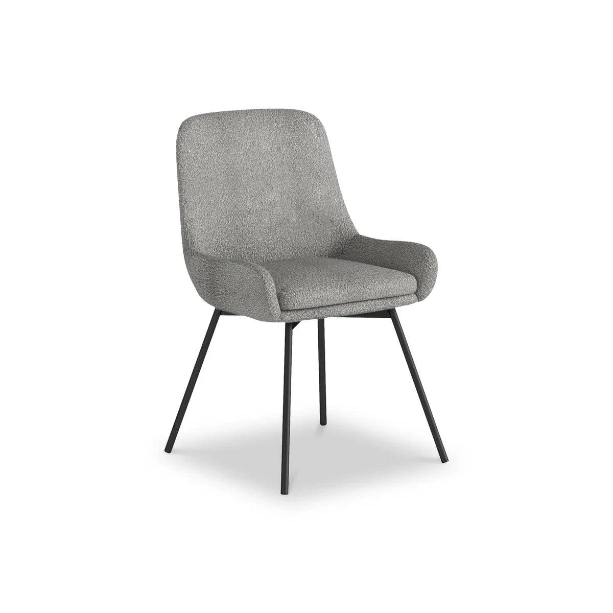 Cara Grey Boucle Dining Chair - Blythe Living