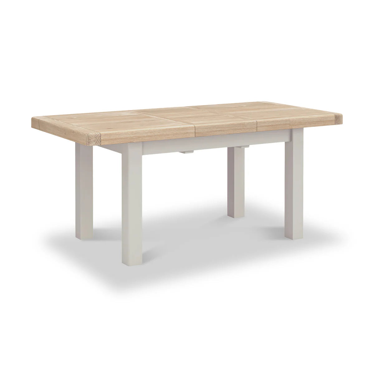 Salcombe Small Extending Dining Table - Stone Grey - Blythe Living