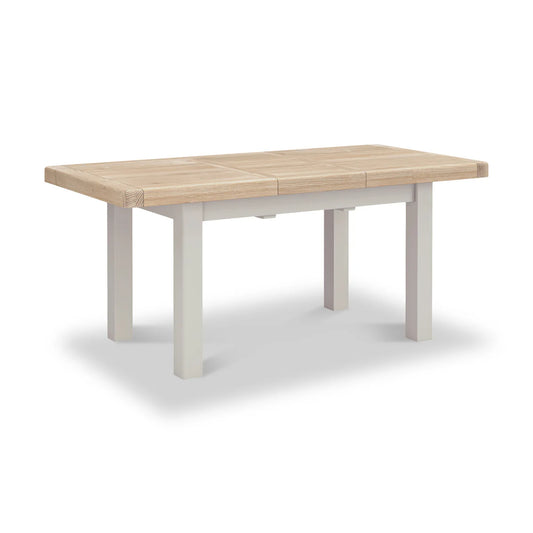 Salcombe Small Extending Dining Table - Stone Grey - Blythe Living