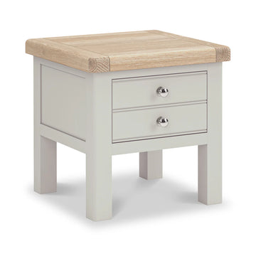 Salcombe Lamp Table - Stone Grey