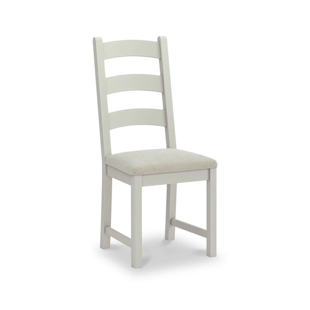 Salcombe Ladder Back Dining Chair - Stone Grey/Beige - Blythe Living