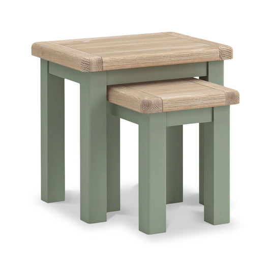 Salcombe Nest of Table - Sage - Blythe Living