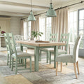 Salcombe Small Extending Dining Table - Sage - Blythe Living