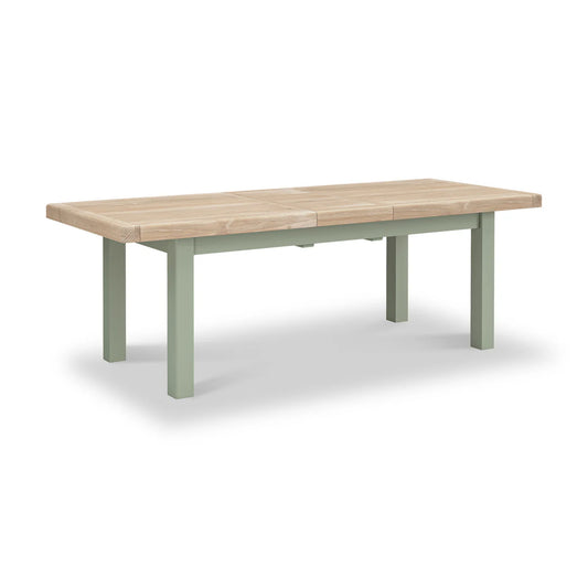 Salcombe Large Extending Dining Table - Sage - Blythe Living