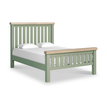 Salcombe Slatted Bed Frame - Sage