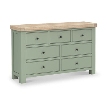 Salcombe 3 Over 4 Chest of Drawers - Sage