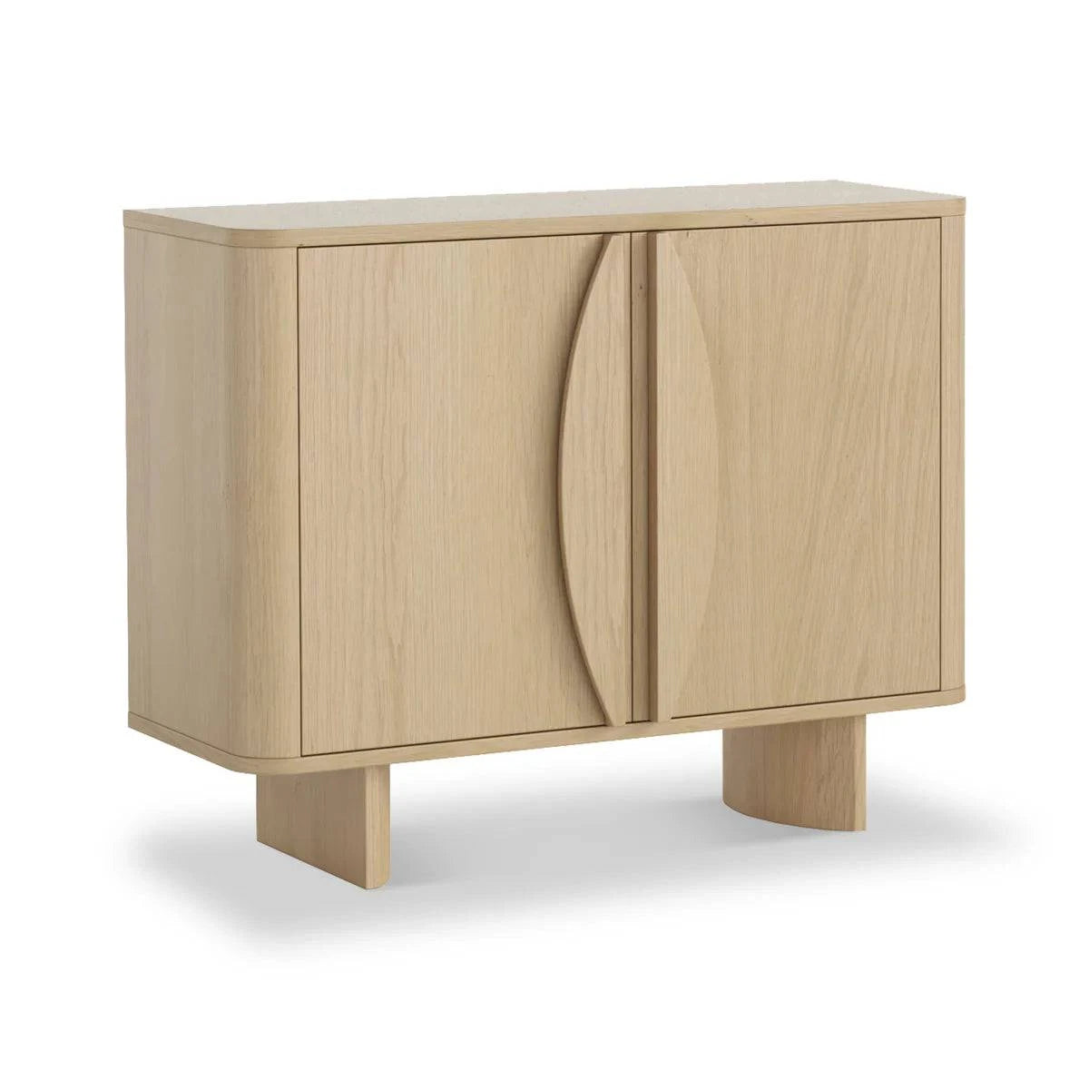 Cara Oak 2 Door Small Sideboard - Blythe Living
