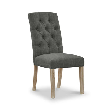 Salcombe Upholstered Dining Chair - Charcoal