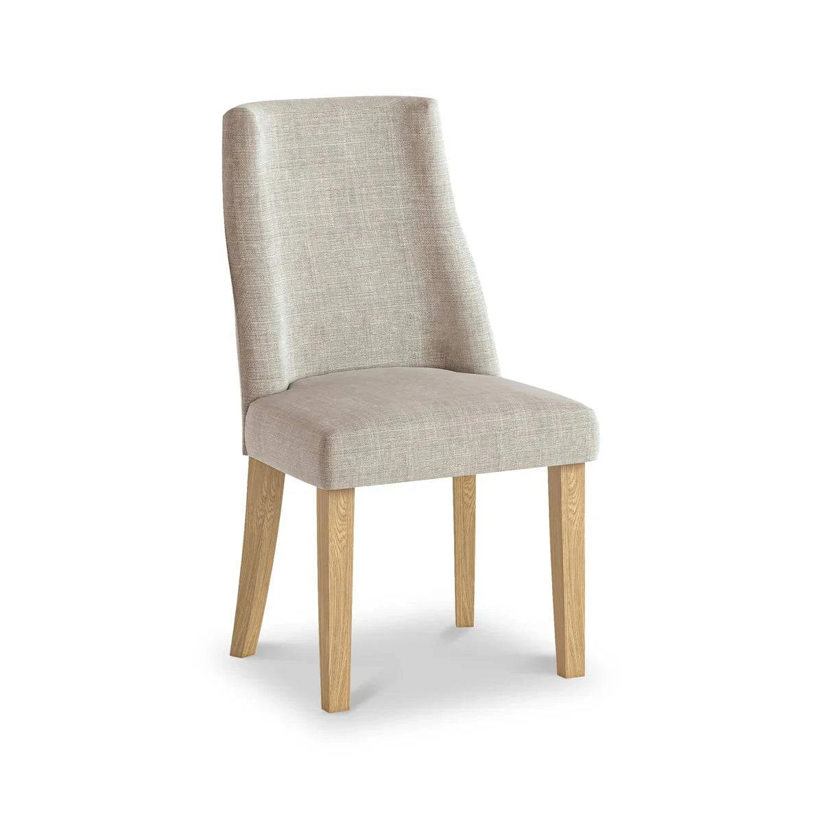 Cara Oak Beige Dining Chair - Blythe Living