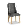 Cara Oak Charcoal Dining Chair - Blythe Living