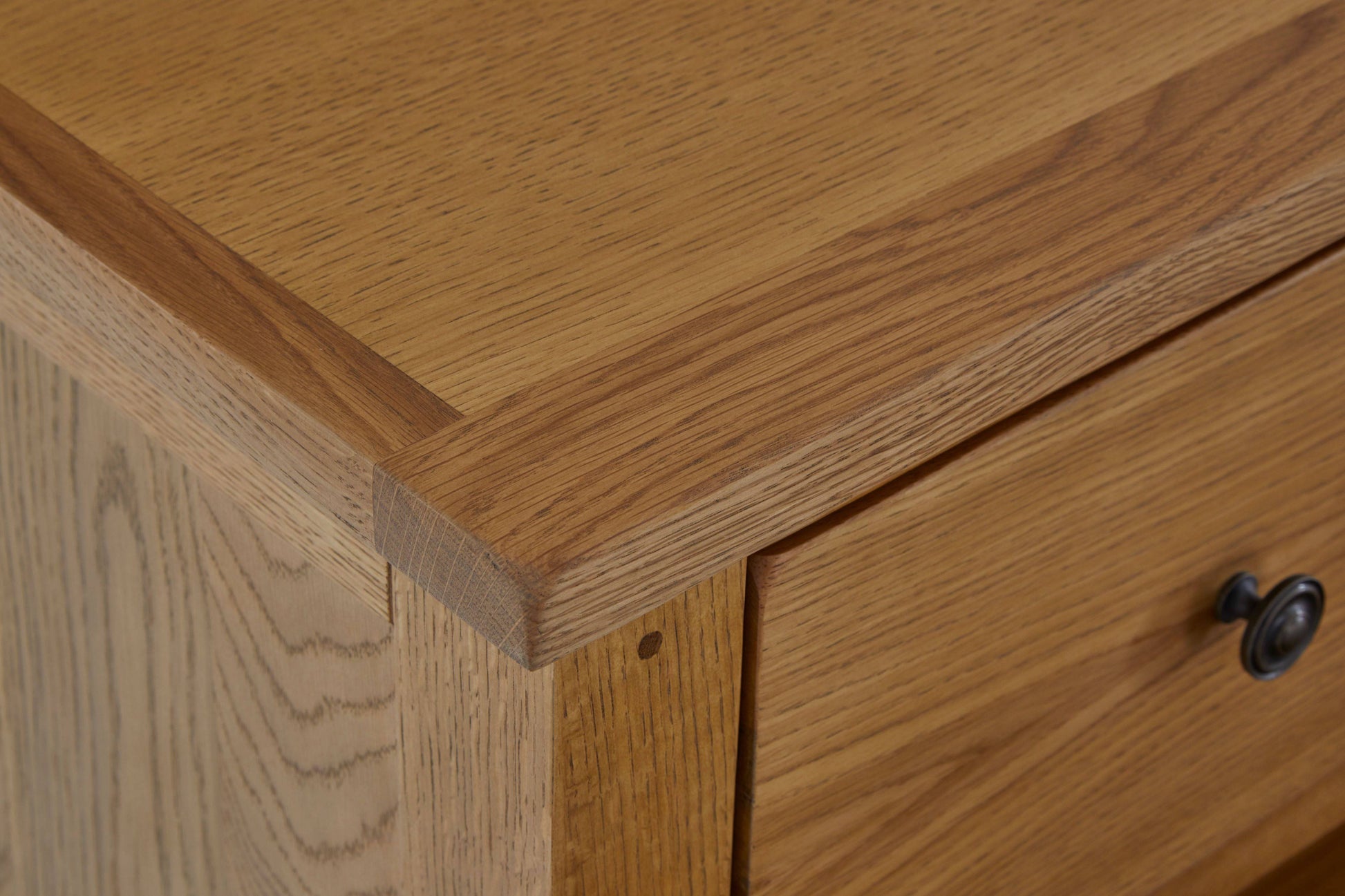 Burford Oak 2 over 4 Drawer Chest - Blythe Living
