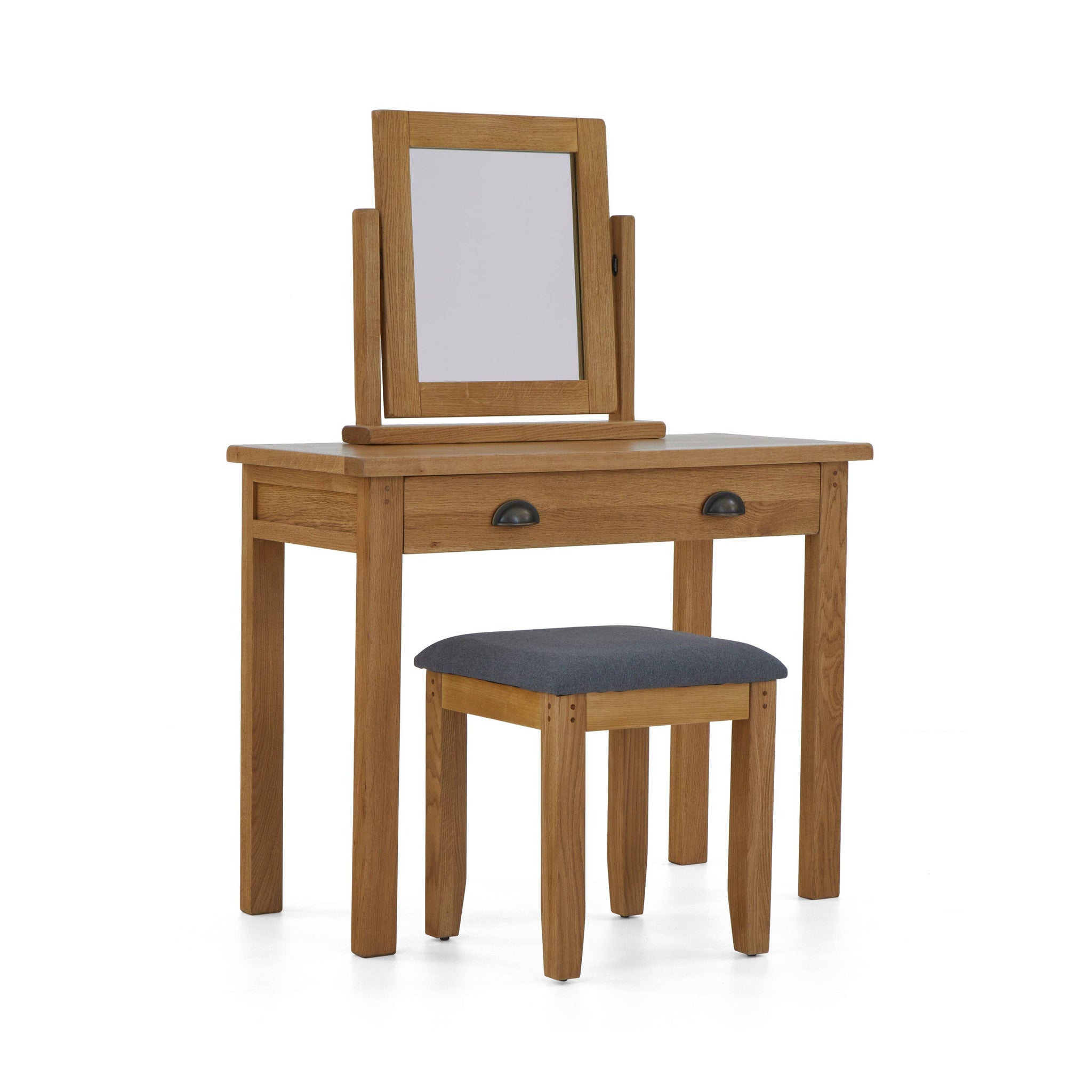Burford Oak Dressing Table Set - Blythe Living