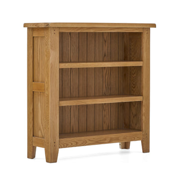 Burford Oak Low Bookcase