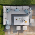 Rattan corner sofa dining group with ice bucket table for sale free UK delivery
