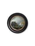 c.1877 Rocky Coast - Round Frame - Blythe Living