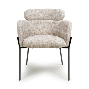 Rome Light Toffee Accent Chair 