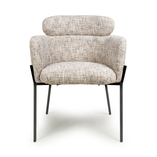 Rome Light Toffee Accent Chair 