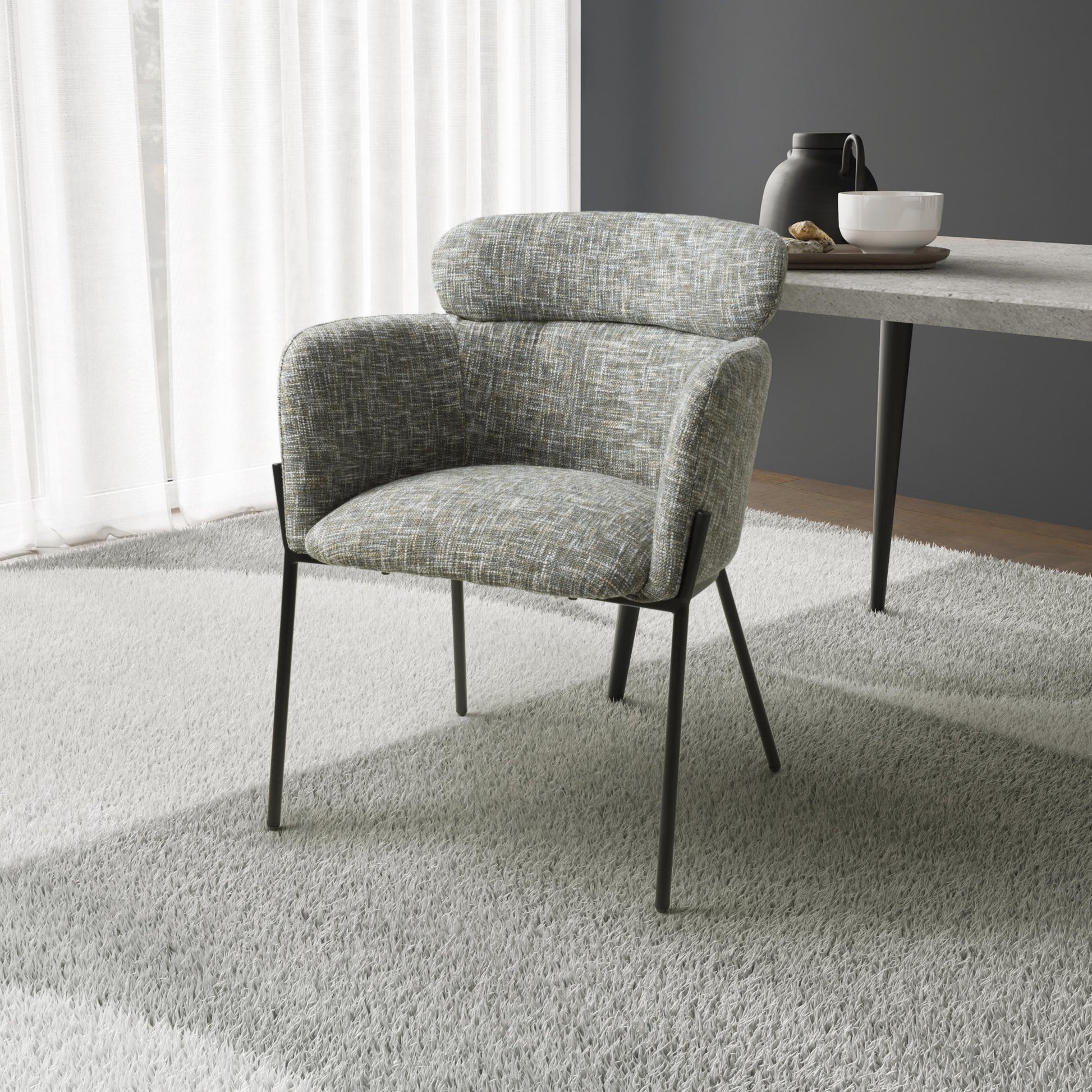 Rome Moss Heather Accent Chair Cheap