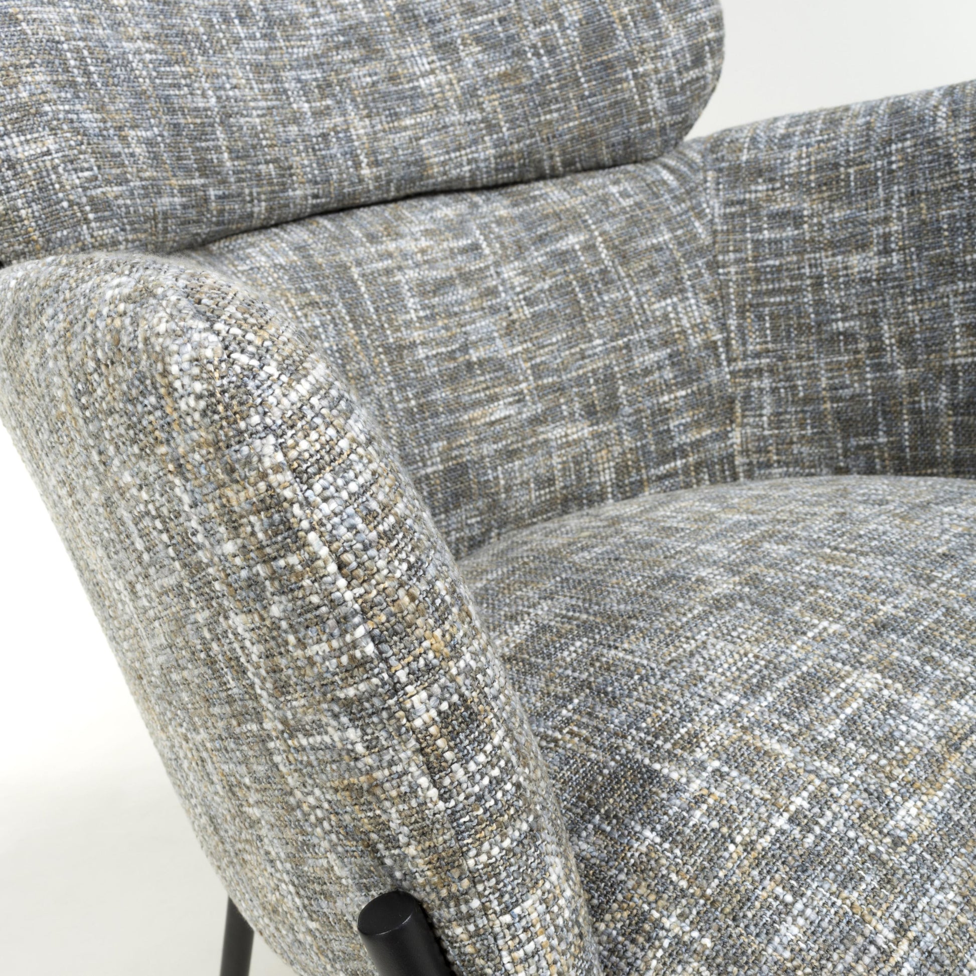 Rome Moss Heather Accent Chair For Sale