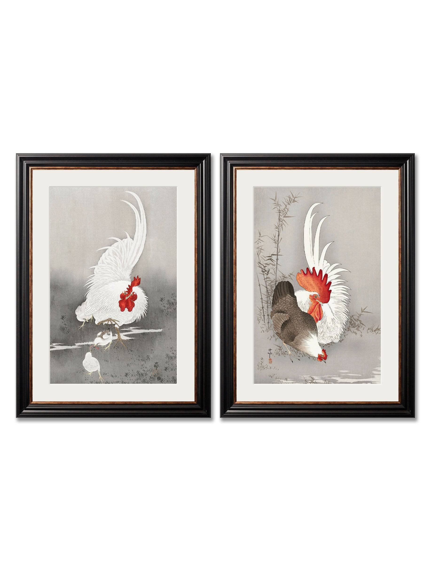 c.1910 Roosters - Ohara Koson - Blythe Living