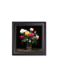 Roses After Dark - Black Hurstwood Square Frame - Blythe Living