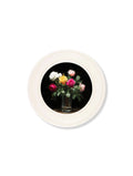Roses After Dark - Oxford Strong White Round Frame - Blythe Living
