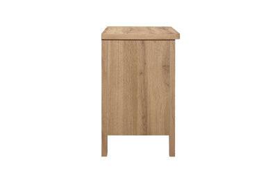 SHOP HAMPSTEAD 3 DRAWER BEDSIDE OAK