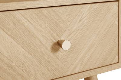 SHOP HERRINGFORD 1 DRAWER BEDSIDE OAK