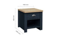 SHOP HIGHGATE 1 DRAWER LAMP TABLE NAVY BLUE