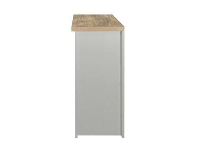 SHOP HIGHGATE 2 DRAWER CONSOLE TABLE GREY & OAK EFFECT