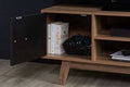 SHOP SHARD TV UNIT WALNUT & BLACK