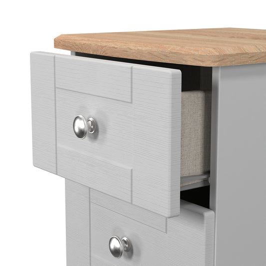 Grey Ash & Bardolino Oak drawer