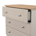 Sussex 3 Drawer Chest of Drawers in Kashmir Ash & Bardolino Oak - Blythe Living