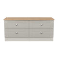 Sussex 4 Drawer Bed Box in Grey Ash & Bardolino Oak - Blythe Living