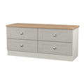 Sussex 4 Drawer Bed Box in Grey Ash & Bardolino Oak - Blythe Living