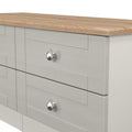 Sussex 4 Drawer Bed Box in Grey Ash & Bardolino Oak - Blythe Living