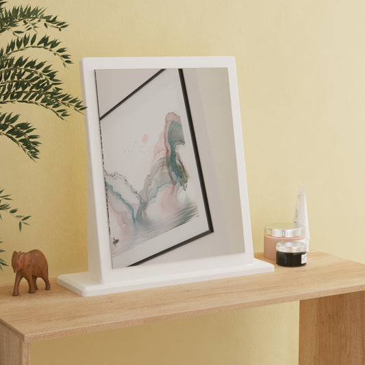 Sussex Small Mirror in White Ash & Bardolino Oak