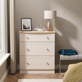 Sussex 3 Drawer Deep Chest in Kashmir Ash & Bardolino Oak