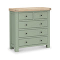 Salcombe 2 Over 3 Chest of Drawers - Sage