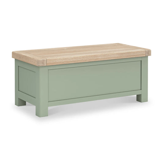 Salcombe Blanket Box - Sage