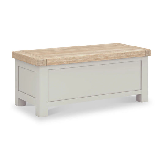 Salcombe Blanket Box - Stone Grey